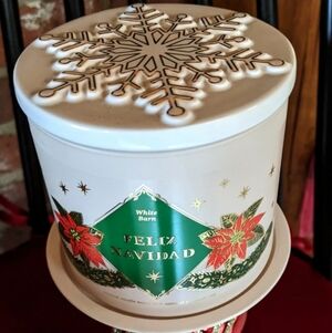 BBW Feliz Navidad Champurrado White Barn Bath & Body Works 3 Wick Candle 14.5oz